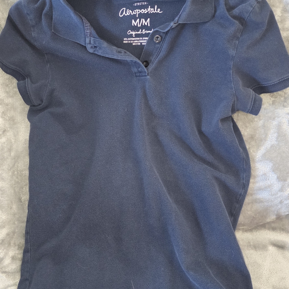Medium Aeropostale Navy Casual Polo